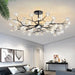 Sputnik Branch Firefly Chandelier Gold&Black.