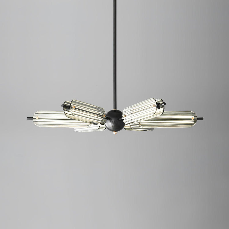 Sputnik Brass Chandelier-DWHOME