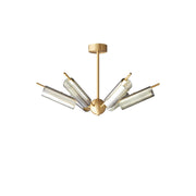 Sputnik Brass Chandelier-DWHOME