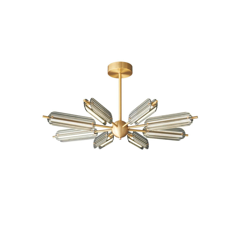 Sputnik Brass Chandelier-DWHOME