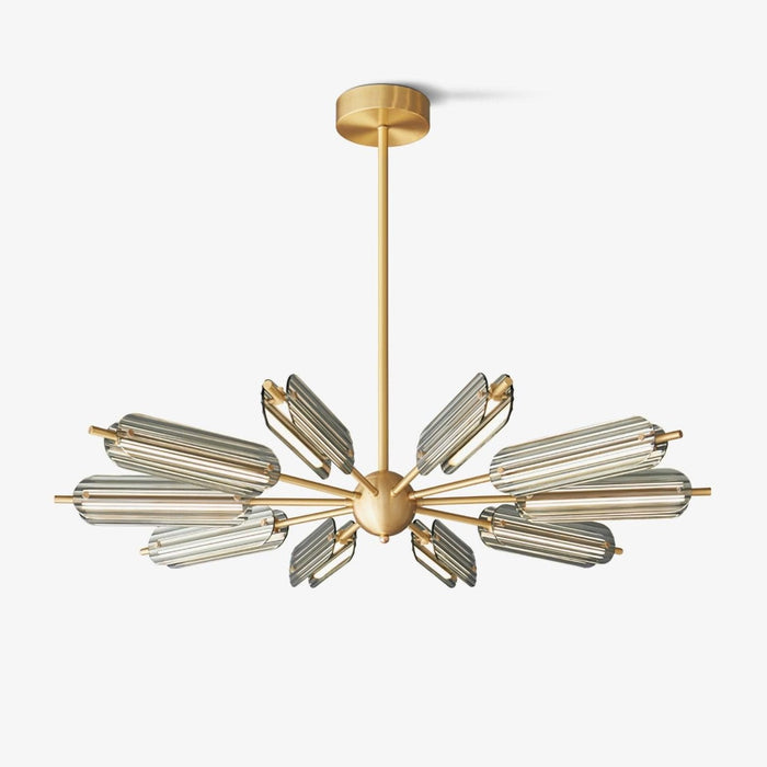 Sputnik Brass Chandelier.