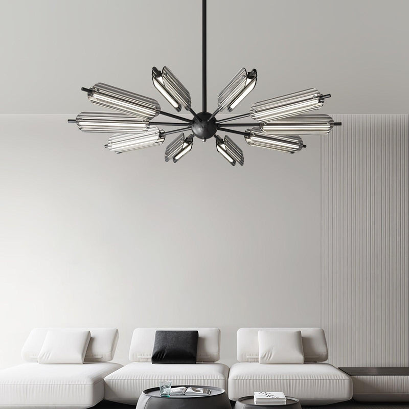 Sputnik Brass Chandelier-DWHOME