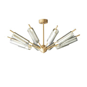 Sputnik Brass Chandelier-DWHOME