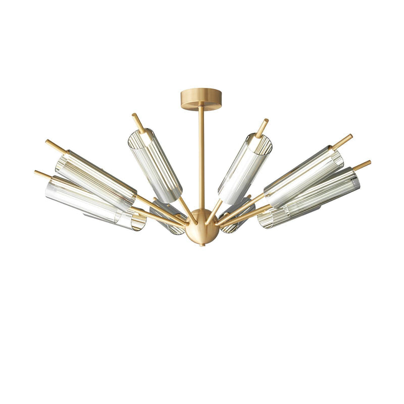 Sputnik Brass Chandelier-DWHOME