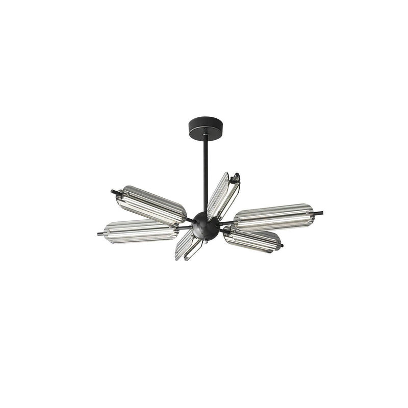 Sputnik Brass Chandelier-DWHOME