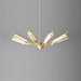 Sputnik Brass Chandelier - DWHOME