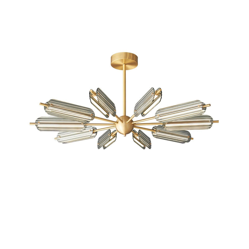 Sputnik Brass Chandelier-DWHOME