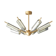 Sputnik Brass Chandelier-DWHOME