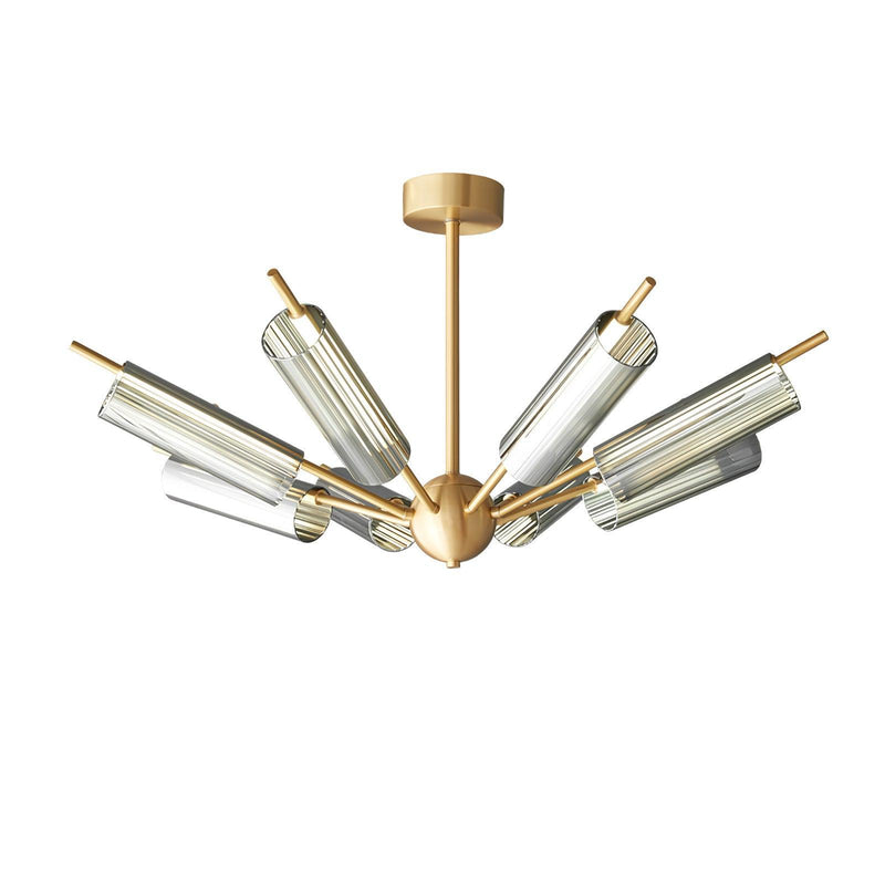 Sputnik Brass Chandelier-DWHOME