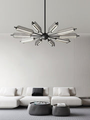 Sputnik Brass Chandelier-DWHOME