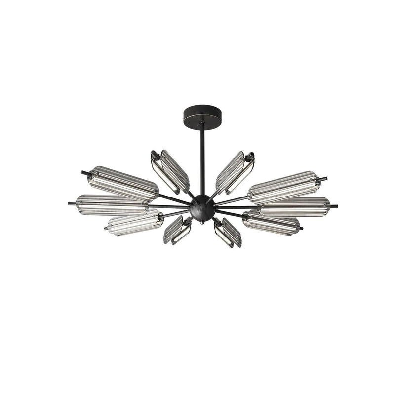 Sputnik Brass Chandelier-DWHOME