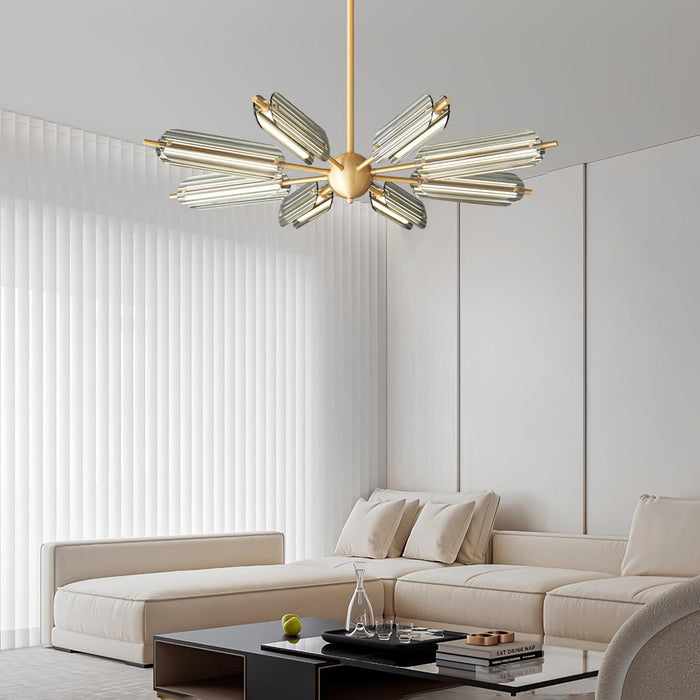 Sputnik Brass Chandelier - DWHOME