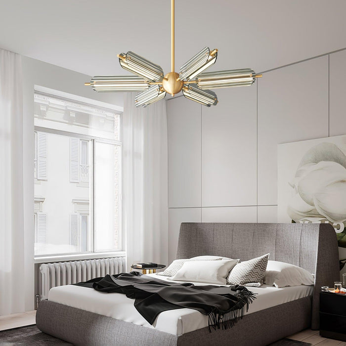 Sputnik Brass Chandelier - DWHOME