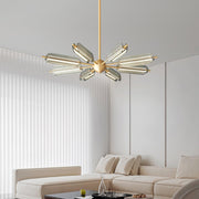 Sputnik Brass Chandelier-DWHOME