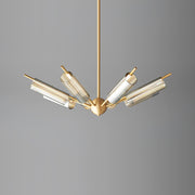 Sputnik Brass Chandelier-DWHOME