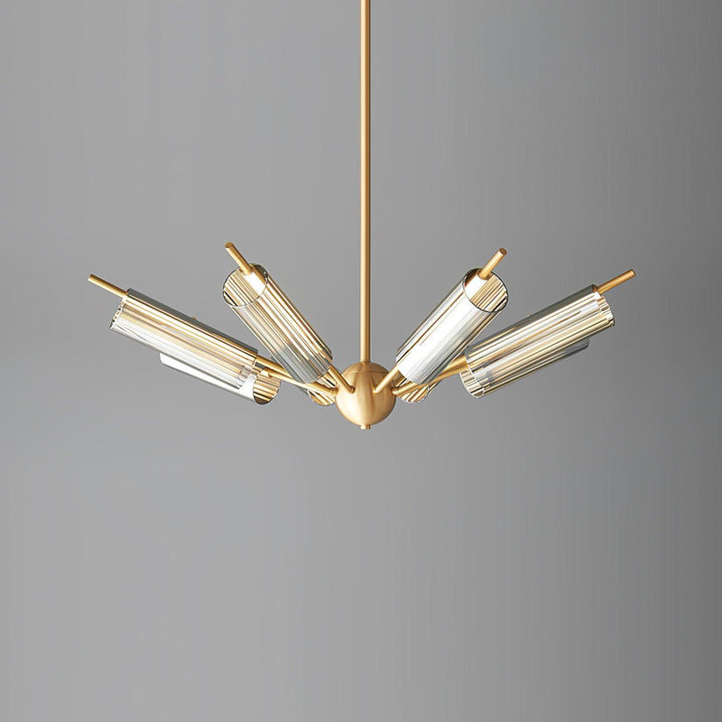 Sputnik Brass Chandelier-DWHOME