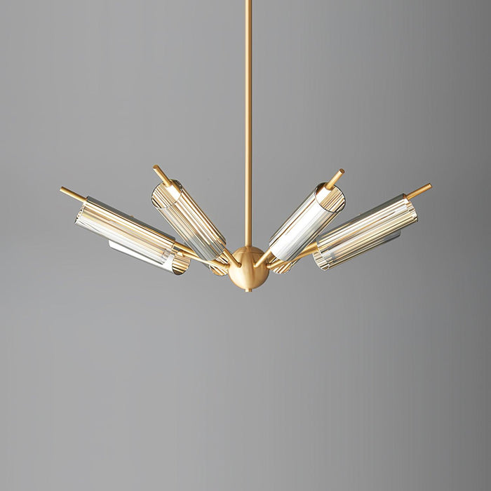 Sputnik Brass Chandelier - Vakkerlight