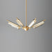 Sputnik Brass Chandelier - Vakkerlight