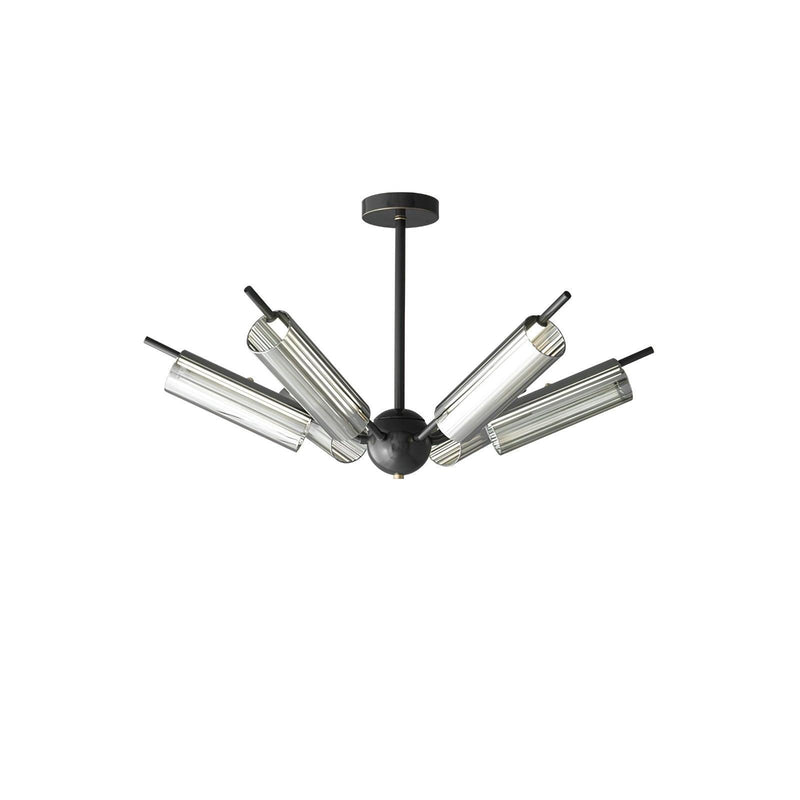 Sputnik Brass Chandelier-DWHOME