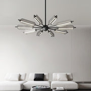 Sputnik Brass Chandelier-DWHOME