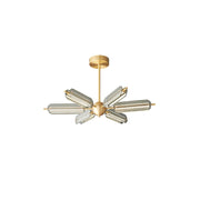 Sputnik Brass Chandelier-DWHOME