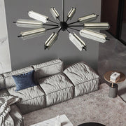Sputnik Brass Chandelier-DWHOME