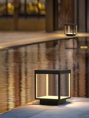 Square Frame Solar Outdoor Light-DWHOME