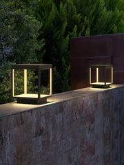 Square Frame Post Outdoor Light-DWHOME