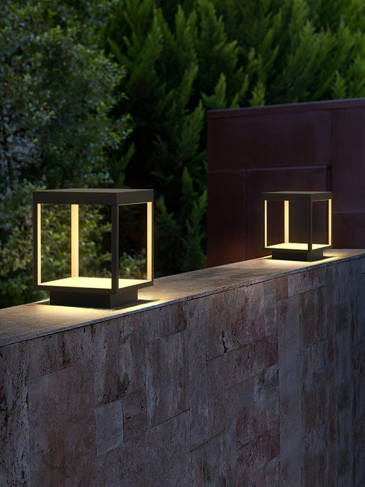 Square Frame Solar Outdoor Light-DWHOME