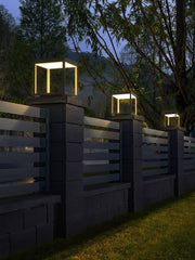 Square Frame Post Outdoor Light-DWHOME