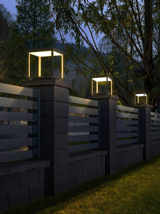 Square Frame Solar Outdoor Light-DWHOME