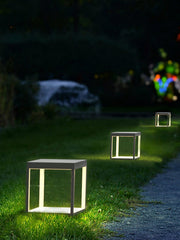 Square Frame Post Outdoor Light-DWHOME