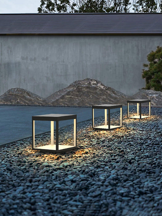 Square Frame Solar Outdoor Light-DWHOME