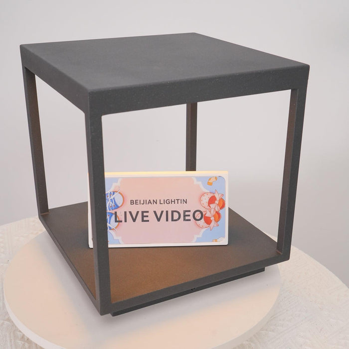 Square Frame Post Outdoor Light-DWHOME