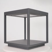 Square Frame Post Outdoor Light-DWHOME