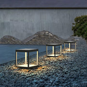 Square Frame Solar Outdoor Light-DWHOME