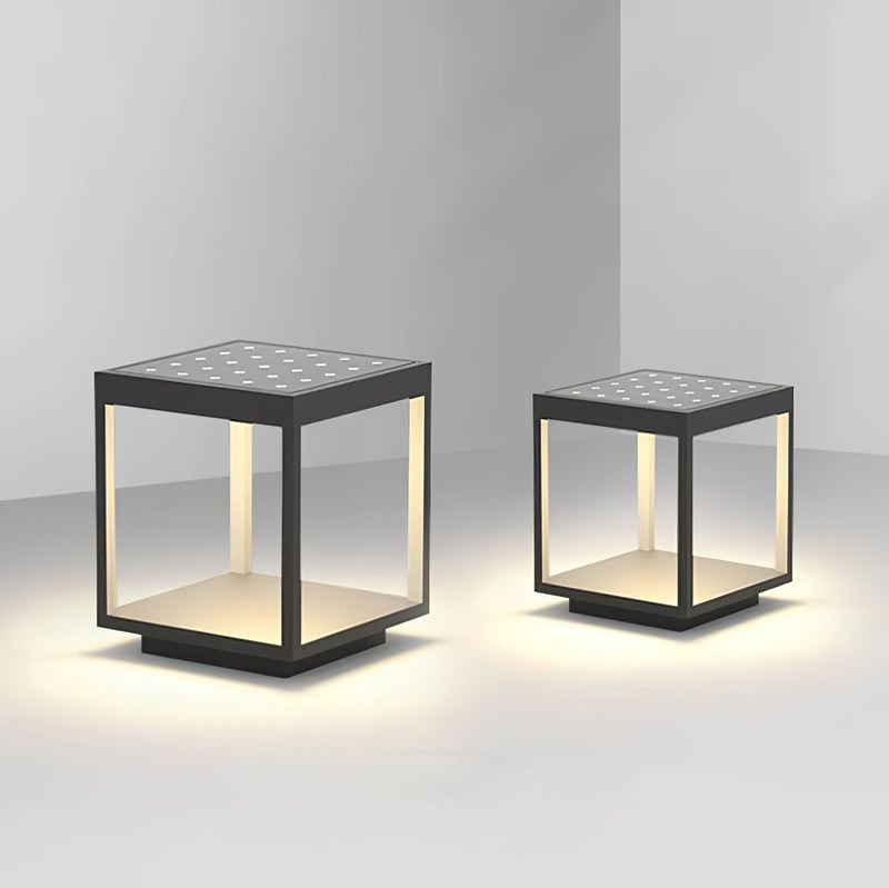 Square Frame Solar Outdoor Light-DWHOME