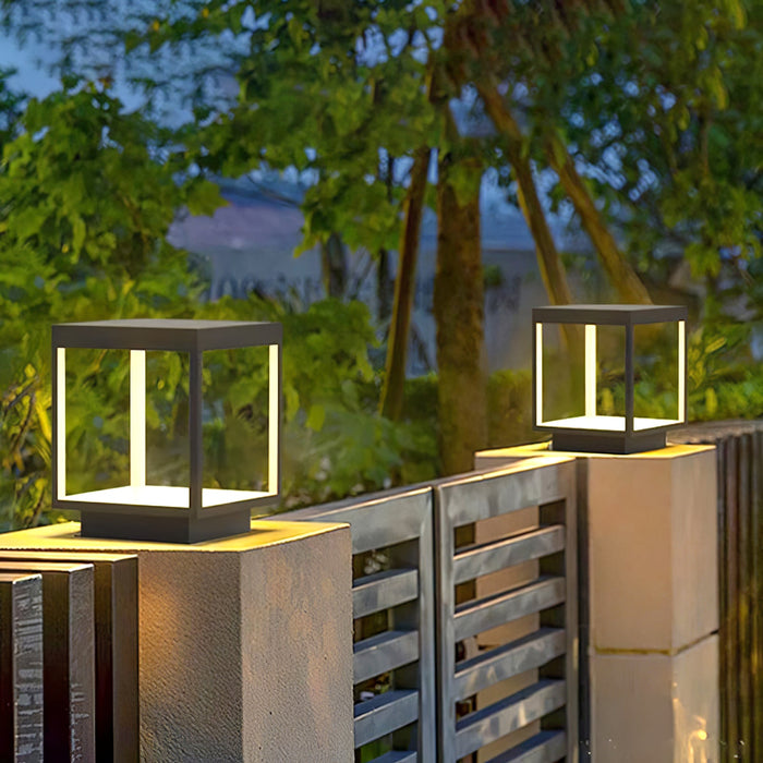 Square Frame Solar Outdoor Light-DWHOME