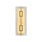 Square Alabaster Wall Lamp-DWHOME