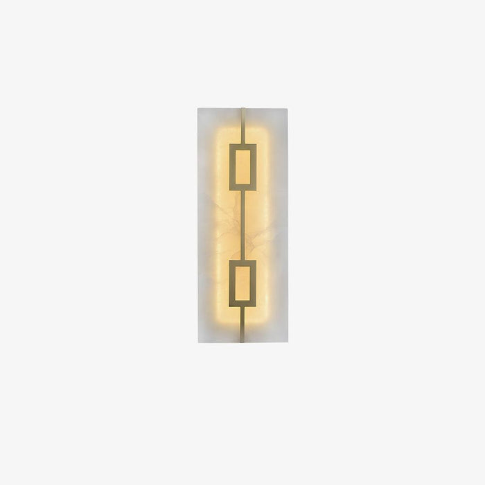 Square Alabaster Wall Lamp - DWHOME