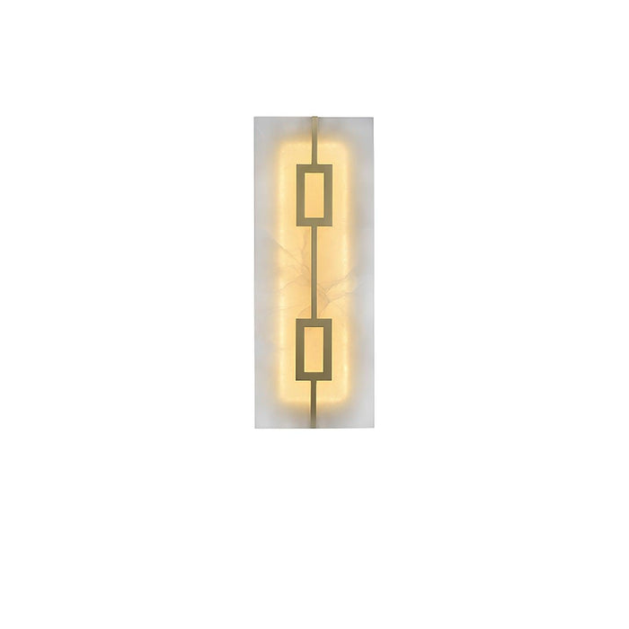 Square Alabaster Wall Lamp - Vakkerlight