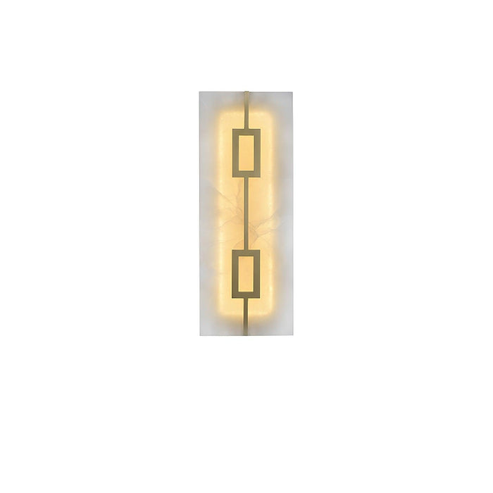 Square Alabaster Wall Lamp - DWHOME