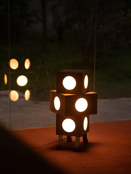 Square Robot Floor Lamp.