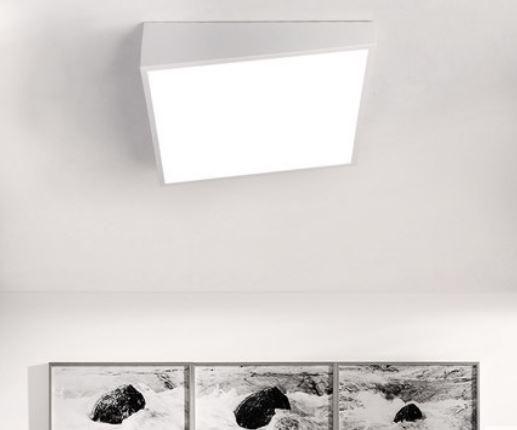 RUBEN Squarely Inclined Ceiling Lamp.