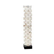 Stacked Alabaster Squares Floor Lamp-DWHOME