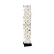 Stacked Alabaster Squares Floor Lamp-DWHOME