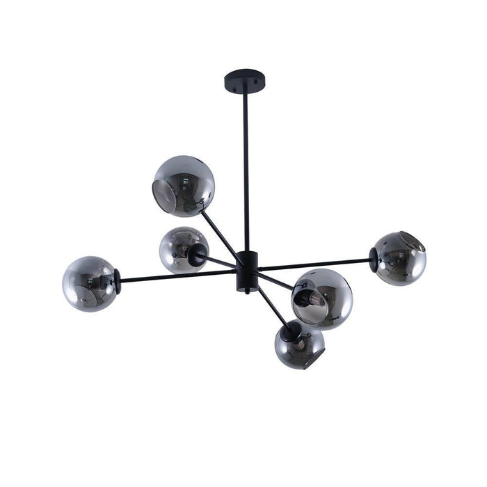 Staggered Glass 6 Light Chandelier - DWHOME