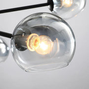 Staggered Glass 6 Light Chandelier-DWHOME