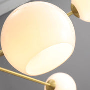 Staggered Glass 6 Light Chandelier-DWHOME