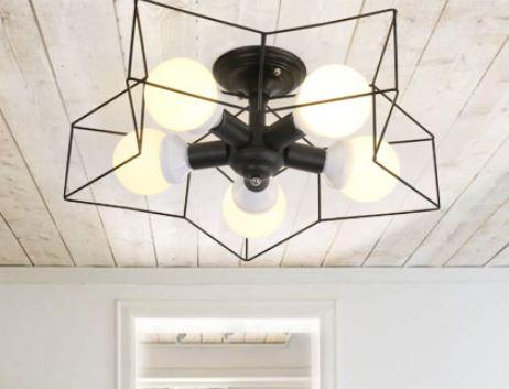 KLARA Star Frame Ceiling Lamp - DWHOME